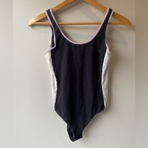 Levi’s black and white body suit